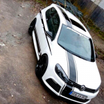 Universalūs visos kėbulo sportinės lipdukai ir decal'ai automobiliams, auto aksesuarai Suzuki, Volvo, Tesla, Skoda, VW Volkswagen, Smart, Seat, Subaru Black