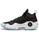 Li Ning WOW 10 Cushioning, Wear Resistant Low top Basketball Shoes Men's Black White Blue ABAS115-14 41