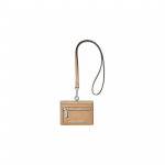Michael Kors MK Jet Set Travel Sidabrinis logotipas Nuimamas dirželis Saffiano oda Kortelių laikiklis Vyri&scaron;ki aksesuarai Smėlio spalvos 35S3STVD3L-CAMEL Basic Set (Bag+Dust Bag)
