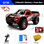 Nauja 1:14 70KM/H 4WD Rc automobilio visureigio transporto priemonės kaskadininkų automobilis su LED priekiniais žibintais, nuotolinio valdymo pulteliu, greitaeigiu &bdquo;Drift Monster Truck&ldquo; vaiki&scaron;ka žaislo dovana raudona