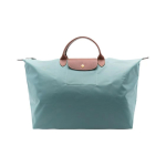 Longchamp 42L Le Pliage Originalinis įspaustas logotipas Užtrauktuko žiedas Ypač didelis Nailoninė kelioninė rankinė Moteri&scaron;ka kelioninė rankinė Mėlyna 1625089P99 Basic Set (Bag)