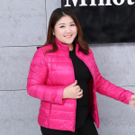 S/7XL didelio dydžio lengva pūkinė striukė Plona pūkinė striukė moteri&scaron;ka rudens žiemos plona trumpa &scaron;ilta balta pūkinė striukė 6XL