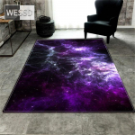 Galaxy 3D grindų kilimėlis miegamajam Universe Space Carpet Svetainė Didelis flanelinis mink&scaron;tas jaunimo miegamojo kilimas, kurį galima plauti 160x200cm 1pcs