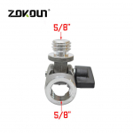 ZOKOUN 1/4 arba 5/8 trikojo adapterio jungtis 1/4 ir 5/8 srieginiams lazeriams, lazeriniams nivelyro instrumentams, atstumo matavimo trikojams