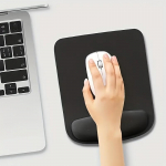 Kompiuterinių žaidimų pelės kilimėlis Aplinkosaugos Eva Ergonomi&scaron;kas pelės kilimėlis rie&scaron;o kilimėlis Vienspalvis Patogūs pelės kilimėliai biuro priedams juoda