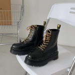 Moteri&scaron;ki batai viduje Motocikliniai laisvalaikio batai Moteri&scaron;ki odiniai minimalistiniai klasikiniai pankroko stiliaus moteri&scaron;ki Mary Jane Goth batai Platforminiai batai Moterims 38 juoda