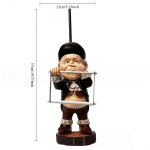 Creative Gentleman tualetinio popieriaus laikiklis Lipnus ant sienos tvirtinamas servetėlių laikiklis Vonios kambario dekoro derva amatai Namų aksesuarai