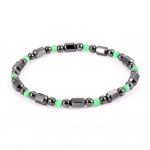 Moterys Vyrai Magnetinė terapija Hematito apyrankė svorio metimui Bangle Juvelyrika Juoda žalia
