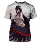 Overlord Anime Mar&scaron;kinėliai Albedo Seksuali Mergina 3D Spauda Gatvės Drabužiai Vyrams Moterims Mada Didelio Dydžio Mar&scaron;kinėliai Harajuku Mar&scaron;kinėliai Vir&scaron;ūnės Drabužiai 6XL