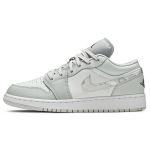 Air Jordan 1 Low SE GS White Camo Vaikams Sportbačiai Photon-Dust Grey-Fog DD3234-100 36