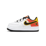 Nike Air Force 1 LV8 TD Roswell Rayguns Kūdikio sportbačiai Balti Oranžiniai-Flash Geltoni DD9533-100 21