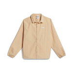 Adidas Originals Trefoil trenerio striukė su vienspalviu logotipu ir mar&scaron;kinių apykakle Unisex striukės Pieno arbatos GL9969 S