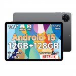 Android 15 Bmax I10 Plus Android 15 12GB 128GB 1TB Widevine L1 Netflix CPU T606 6000mAh Įkrovimas 5G WiFi OTG Veido atpažinimas Belaidis projektavimas pilka spalva