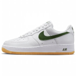 Nike Air Force 1 Low Retro Qs Mėnesio Spalva Balti Mi&scaron;ko Žali Sportbačiai FD7039-101 38.5