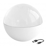 7CM Atminties Sfera Ornamentas WiFi Vaizdo Grotuvas Dirbtinis Kri&scaron;tolo Rutulys Personalizuota Nuotraukų Vaizdo Įra&scaron;ų Rodymo Sferos Lempa Gimtadienio Jubiliejaus Dovana balta