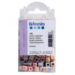 Perles Alphabet Multicolores - Art&eacute;mio - 300 Perles - 6x6 mm - Pour Enfants - Mixte įvairiaspalvis