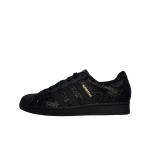 Adidas Originals SUPERSTAR Atsparūs dėvėjimuisi Ir Lengvi Žemi Kateboardo Batai Unisex Juodi Blizgantys Cirkonio Akmenukai EG4959(Komanda133-) 35⅔
