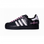 Adidas Originals Superstar Atsparūs trinčiai Lengvi žemi Skateboard batai Unisex Rožiniai JI0079( team631-) 36⅔