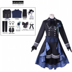 Juodojo dvaro Ciel Phantomhive Cosplay apranga i&scaron; poliesterio audinio Anime konvencijoms ir renginiams 3XL black
