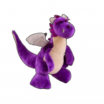 Naujas realisti&scaron;kas dinozauras drakonas mink&scaron;tas žaislas Spinosaurus T-Rex dinozauras pliu&scaron;iniai žaislai laukinis gyvūnas puiki juokinga dovana vaikams gimtadieniui about 35cm violetinė