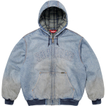 Supreme FW25 SAV1 Atspindinti su gobtuvu darbo striukė su lanku Unisex SUP-FW25-007 L gray