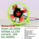 12V-24V be&scaron;epetėlis elektrinis valties variklis &bdquo;pasidaryk pats&ldquo; laivas povandeninis varytuvas 4 mentės sraigtasvaržtis Propulsija 30W-200W skirtas ROV RC masalinė vilkimo valtis