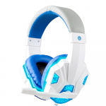 Žaidimų laisvų rankų įranga Ausinės su LED &scaron;viesa Mikrofonas Stereo ausinės Deep Bass PC Kompiuterinių žaidimų ne&scaron;iojamasis kompiuteris Auriculares