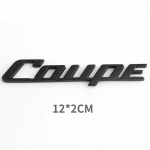 Automobilio puo&scaron;ybos lipdukas COUPE Etiketė Automobilio montavimas H6 Special Car Tail Lipdukas 12*2CM juoda