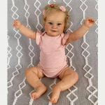 50/60 cm grožio regeneruota lėlė Maddie mink&scaron;to audinio kūnas Reborn Baby Dolls Mergaitei Mažyliui Vaiko &scaron;ventinė dovana seniui, lydi lėlės žaislus kūdikiams 50cm