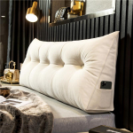 Pagalvė trikampė pagalvėlė nugaros skausmą mal&scaron;inanti sofa juosmens pagalvė Plei&scaron;to formos pagalvė dekoratyvinėms pagalvėms lovoms 80 * 50 * 20cm balta