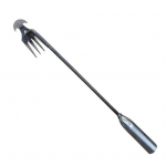 Sodo ravėjimo įrankis 4 dantų ilga rankena, metalinis rankinis ravėjimo įrankis, lengvai pa&scaron;alinamas vejos priežiūros reikmenys namuose