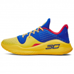 Curry Brand Curry 4 Low FloTro Curry Jam Vyri&scaron;ki sportbačiai Geltoni Team-Royal Taxi 3026620-400 44.5