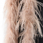 Spalvinga 1 sluoksnio stručio plunksna Boa 2 metrų plunksnų skara vestuvinių drabužių dekoravimui, siuvimui amatai, kostiumai, drabužių priedai L