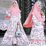 Suknelės mergaitėms, vaiki&scaron;ka musulmoni&scaron;ka suknelė kūdikiams, dviejų dalių maldos mados suknelė Hijab Islamic Abaya ilgomis rankovėmis vientisa linijinė suknele 2&ndash;9 metų vaikams 130 juoda