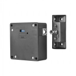 RFID užraktas i&scaron;manusis kabineto užraktas Universalus nematomas beraktis užraktas, programuojamas RFID užrakto keitimas juoda