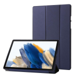 Skirtas &bdquo;Samsung Galaxy Tab A8 10.5 2021 TPU&ldquo; tris kartus horizontaliai apverčiamas odinis dėklas For Samsung Galaxy Tab A8 10.5 2021 mėlyna
