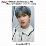 &bdquo;Paklydusių vaikų&ldquo; 9-asis mini albumas &bdquo;ATE Makestar&ldquo; vaizdo skambučio įvykio naudos nuotraukų kortelė KPOP Changbin