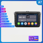 Automobilių radijas Hizpo 8 colių Android AutoRadio, skirtas Volkswagen VW Passat B6 B7 CC Tiguan Touran Golf Polo Skoda Seat Carplay Multimedia GPS 2din Audio Video 4Core 2GB 16GB