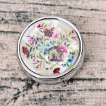 Metalinis sulankstomas piliulių dėklas Medicinos organizatorius Pill Box Makiažo laikymo konteineris