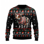 Cow Lovers Bjaurus kalėdinis megztinis Moteri&scaron;ki Drabužiai Hip Hop Vyri&scaron;ki Gatvės Apranga Kawaii Merginų megztiniai Kasdieniai poliesterio megztiniai S