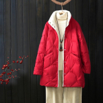 Moteri&scaron;ka laisvalaikio laisvalaikio laisvoji ultra antienos pūkinė striukė Lengva moteri&scaron;ka apatinė striukė Moteri&scaron;kos pūkinės striukės XXXXXXL raudona