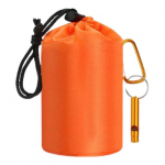 1/2 vnt. Avarinis miegmai&scaron;is su i&scaron;gyvenimo &scaron;vilpuku, neper&scaron;lampamas, ne&scaron;iojamas, termo antklodė, lengvas, skirtas stovyklavimui lauke 1pc oranžinė