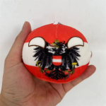 10 cm Polandball mini pliu&scaron;inis žaislas Kazachstanas Izraelis Palestina Irakas Egiptas Užmiesčio kamuolio anime periferinės dovanos Austria