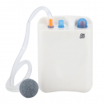 DC‑125 deguonies siurblys, ne&scaron;iojamasis su akumuliatoriumi maitinamas oro siurblys žuvų bako deguonies difuzorius, skirtas žuvų bakui