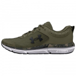 Under Armour Charged Assert 10 Jūrinės OD Žalios Camo Unisex Sportbačiai Juodi 3027036-300 40