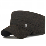 Zhen Yue Qi Winter Warm Flat-Top Cotton Hat Adjustable