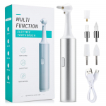 Elektrinis dantų poliravimo aparatas Dantų skaleris Daugiafunkcinis dėmių apna&scaron;ų valiklis dantų akmenų &scaron;alinimui 5 viename dantų &scaron;epetėlis suaugusiems skirtas dantų baltumo valiklis