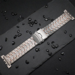 Titano Metalinis Dirželis Apple watch Ultra 3 Juosta 49mm 46mm 45mm 44mm Prabangus Correa Apyrankė iWatch 11 10 9 8 7 6 SE Aksesuaras For ultra 2 3 49mm