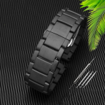 Armani AR1507/AR1509/AR1499/AR1895 laikrodžiams Ry&scaron;kus pavir&scaron;ius priedai juoda balta keraminė apyrankė matinė greito atsegimo dirželis 22mm 22mm
