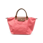 Longchamp Le Pliage 29 Vienspalvė Reljefinis Logotipas Didelės Talpos Užtrauktuko Užsegimas Nailoninė Koldūno Formos Rankinė Vidutinio Dydžio Moteri&scaron;kos Rankinės Koralų Rožinė 1623089P76 Coral Pink